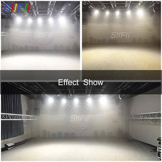 4X50W blanc chaud blanc froid 2 en 1 DMX LED COB PAR lumières de lavage de scène