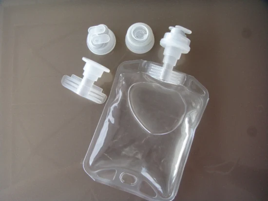 Bouchon de perfusion à double valve pliable et simple, pour bouteille de perfusion Lvp PP