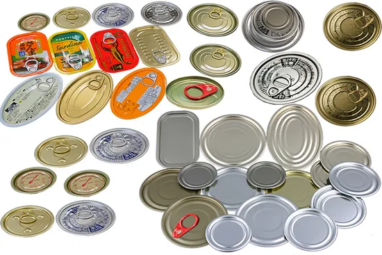 Extrémités ouvertes faciles d'ETP/ TFS de fer blanc